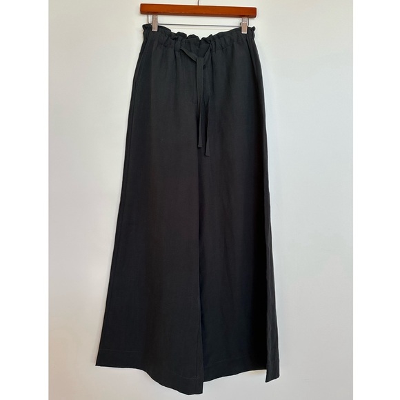 ECOALF Tencel Linen Wide Leg Drawstring Trousers Size Small - Picture 1 of 12